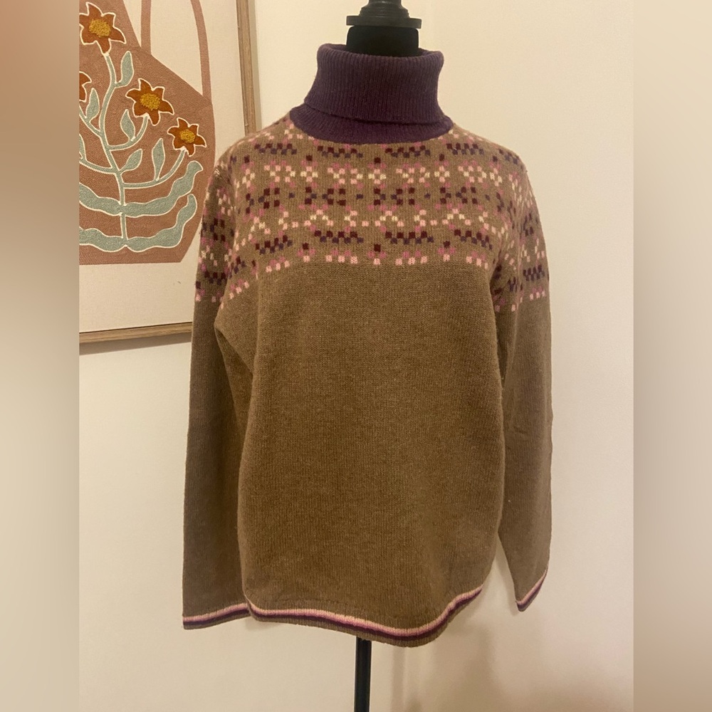 Vintage Jillian Jones Fair Isle Sweater Women’s Size Large